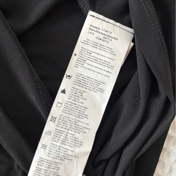 Joseph Ribkoff Black Cocktail Shift Dress Choker collar Style 173012 Size 14 - Picture 8 of 8